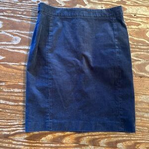 J Crew Blue corduroy  pencil skirt